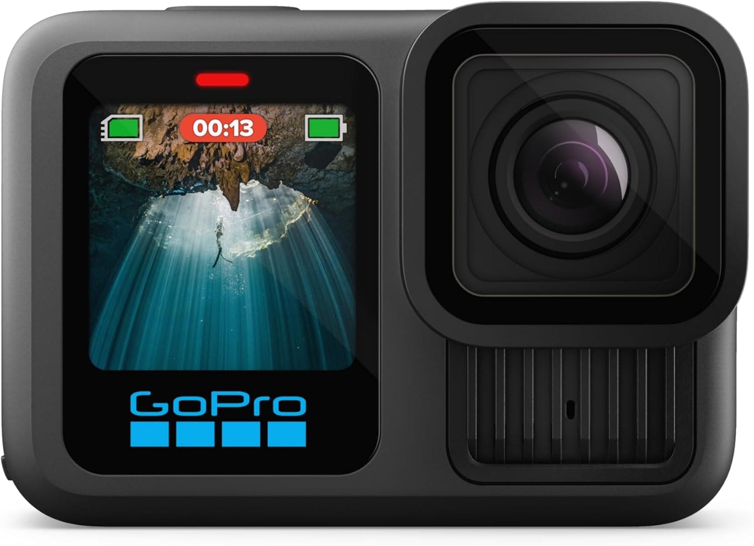 GoPro HERO 13 Black on handle mount underwater