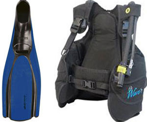 Hawaii scuba diving equipment